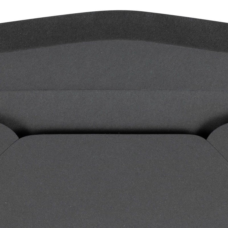 LUXPaper #10 Commercial Flap Business Envelopes | 4 1/8" x 9 1/2" | Smoke Gray | 80lb. Text | 50 Qty - Image 3
